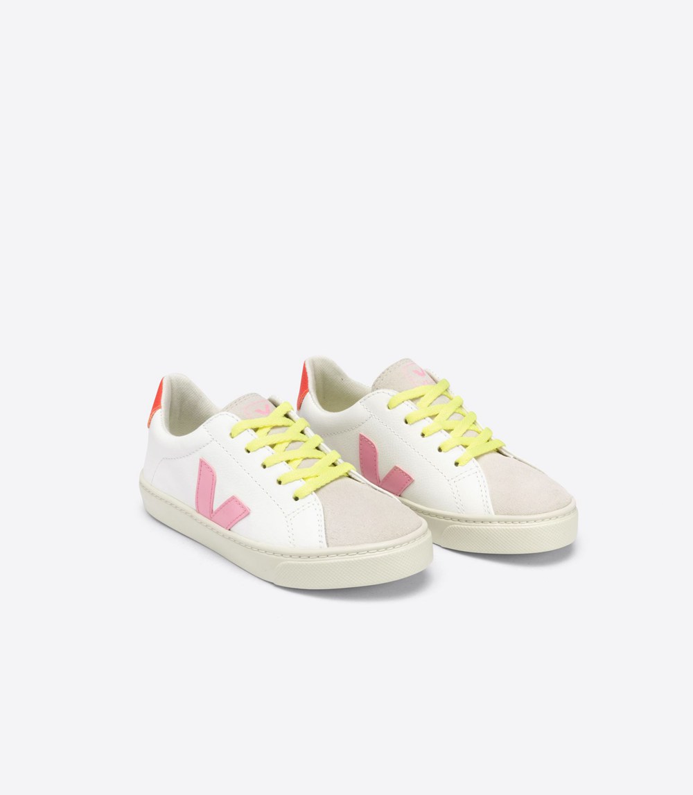 Veja Sneakers Copii - Esplar Lace Chromefree - Albi - 0328695-VE